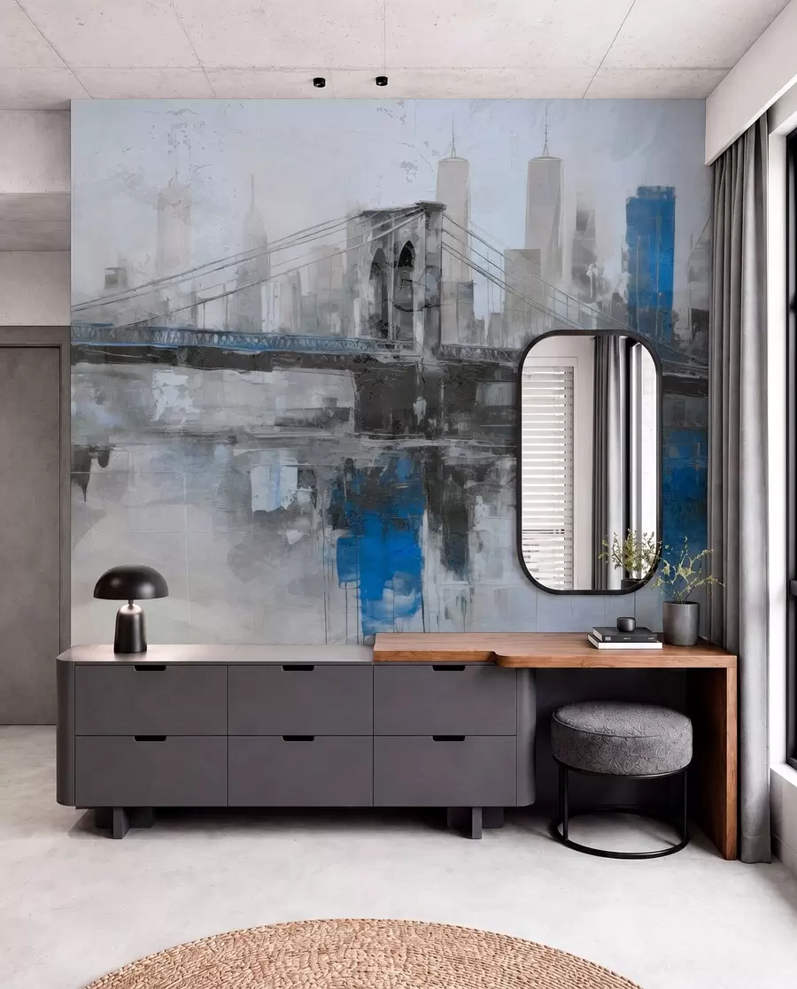 wall murals Urban Loftscape w04192v1