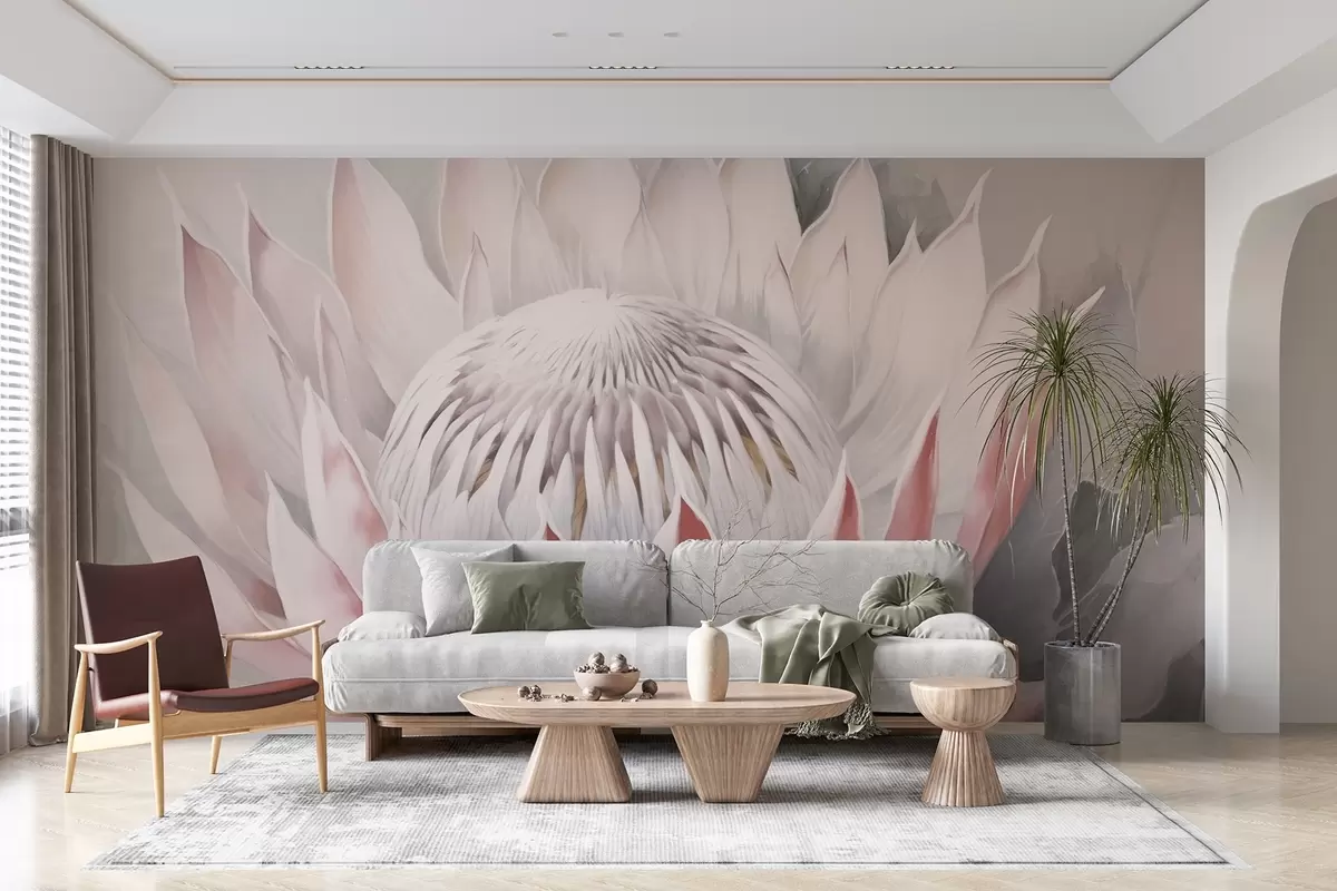 wall murals Large protea w04241
