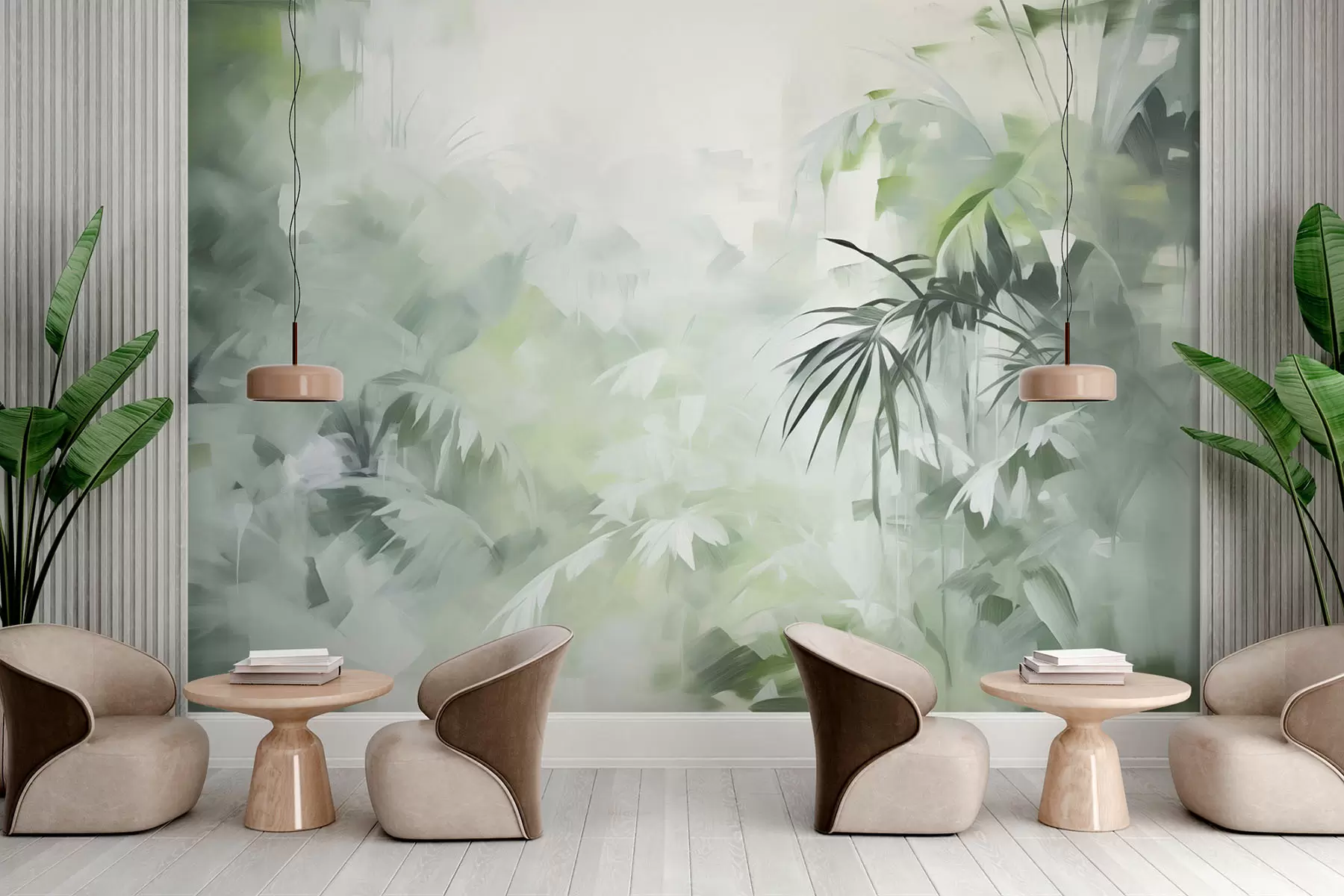 wall murals Jungle imitation painting w04265