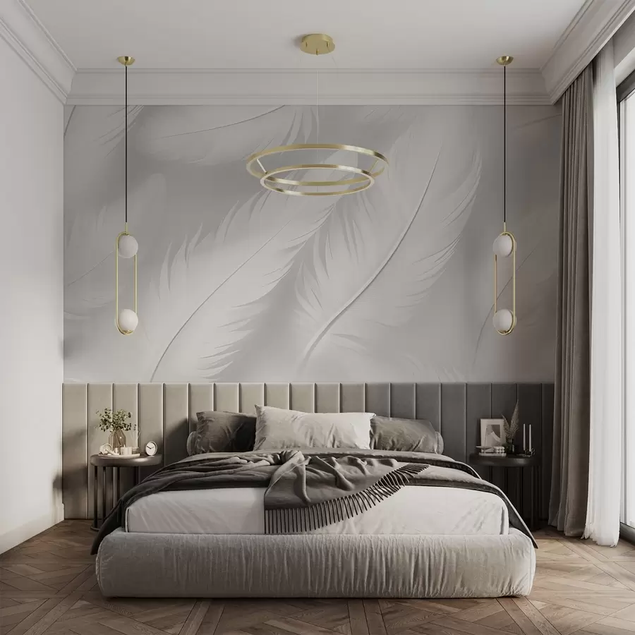 wall murals Feathers w04273v1