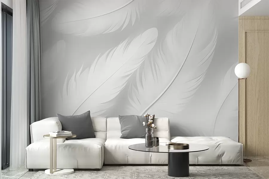 wall murals Feathers w04273v1