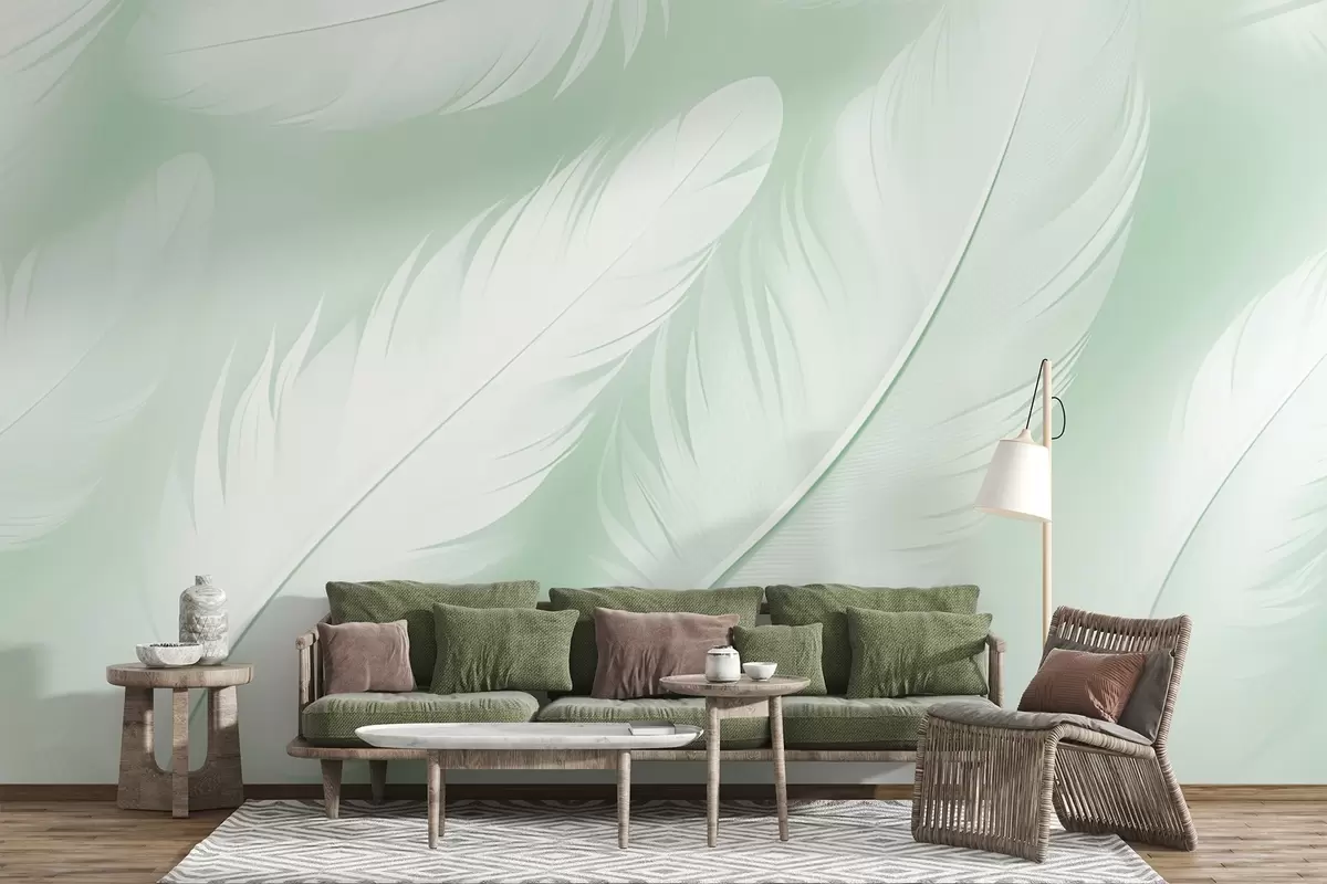 wall murals Feathers w04273v3