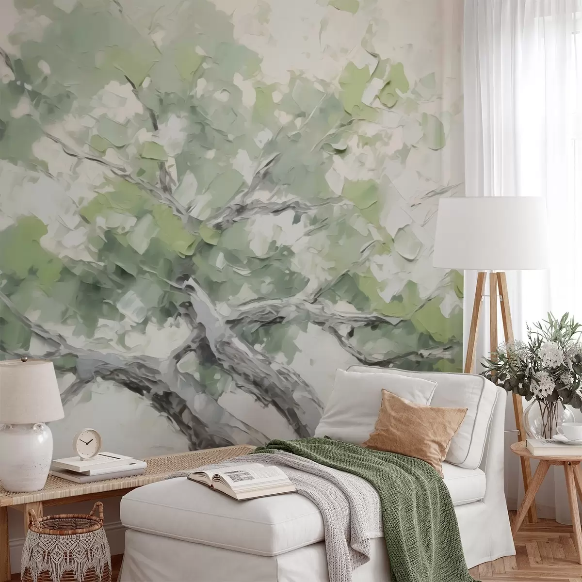 wall murals Tree imitation painting w04292
