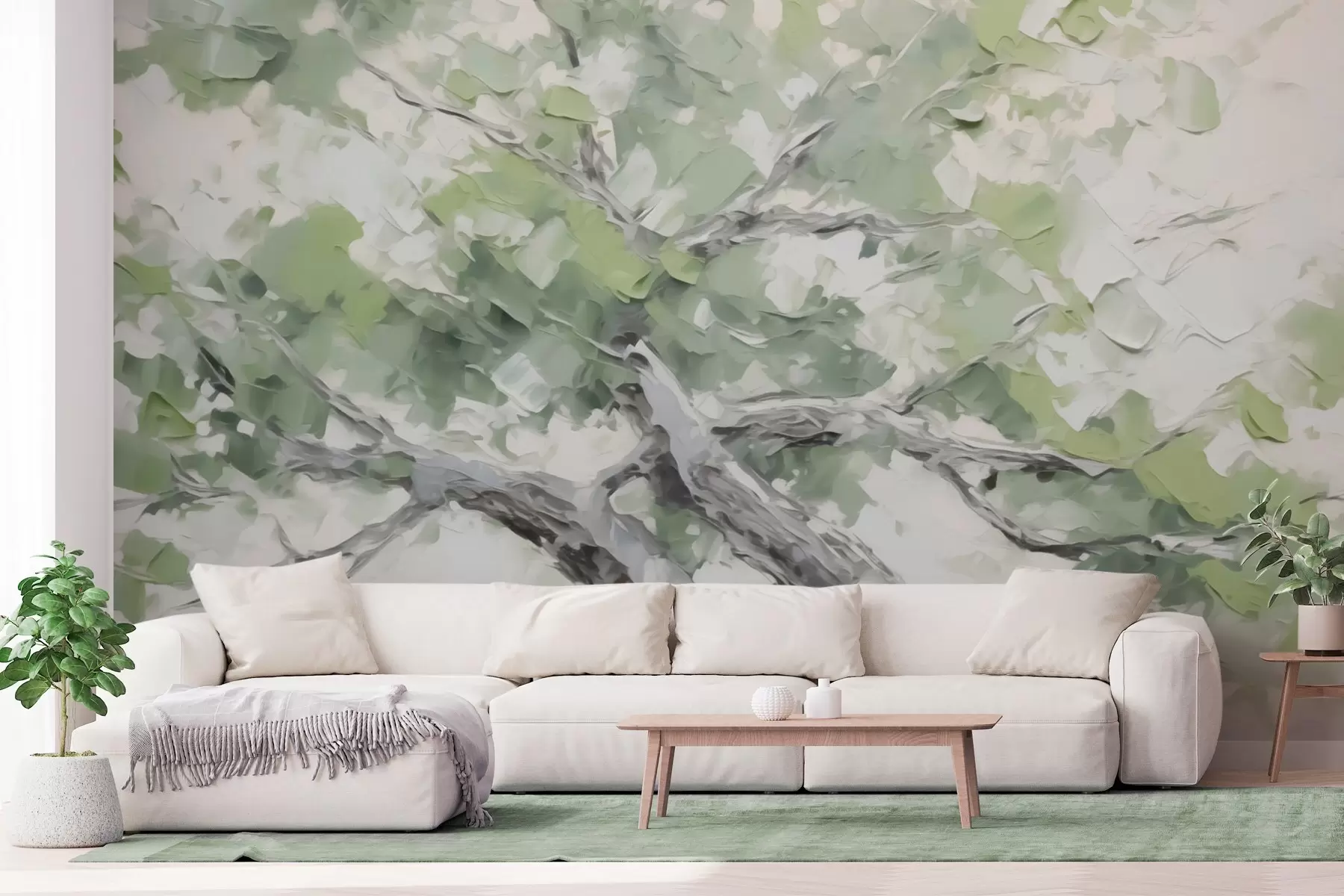 wall murals Tree imitation painting w04292