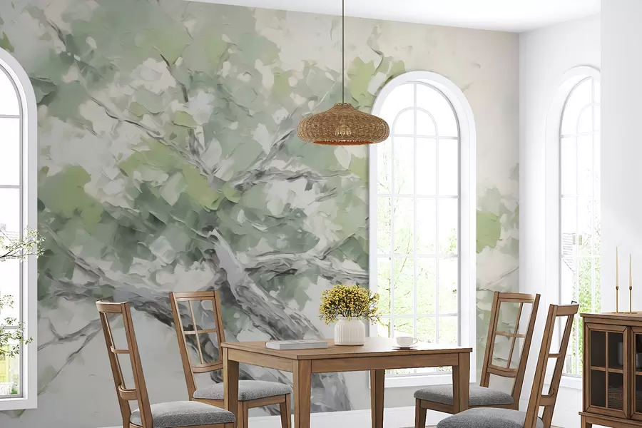 wall murals Tree imitation painting w04292
