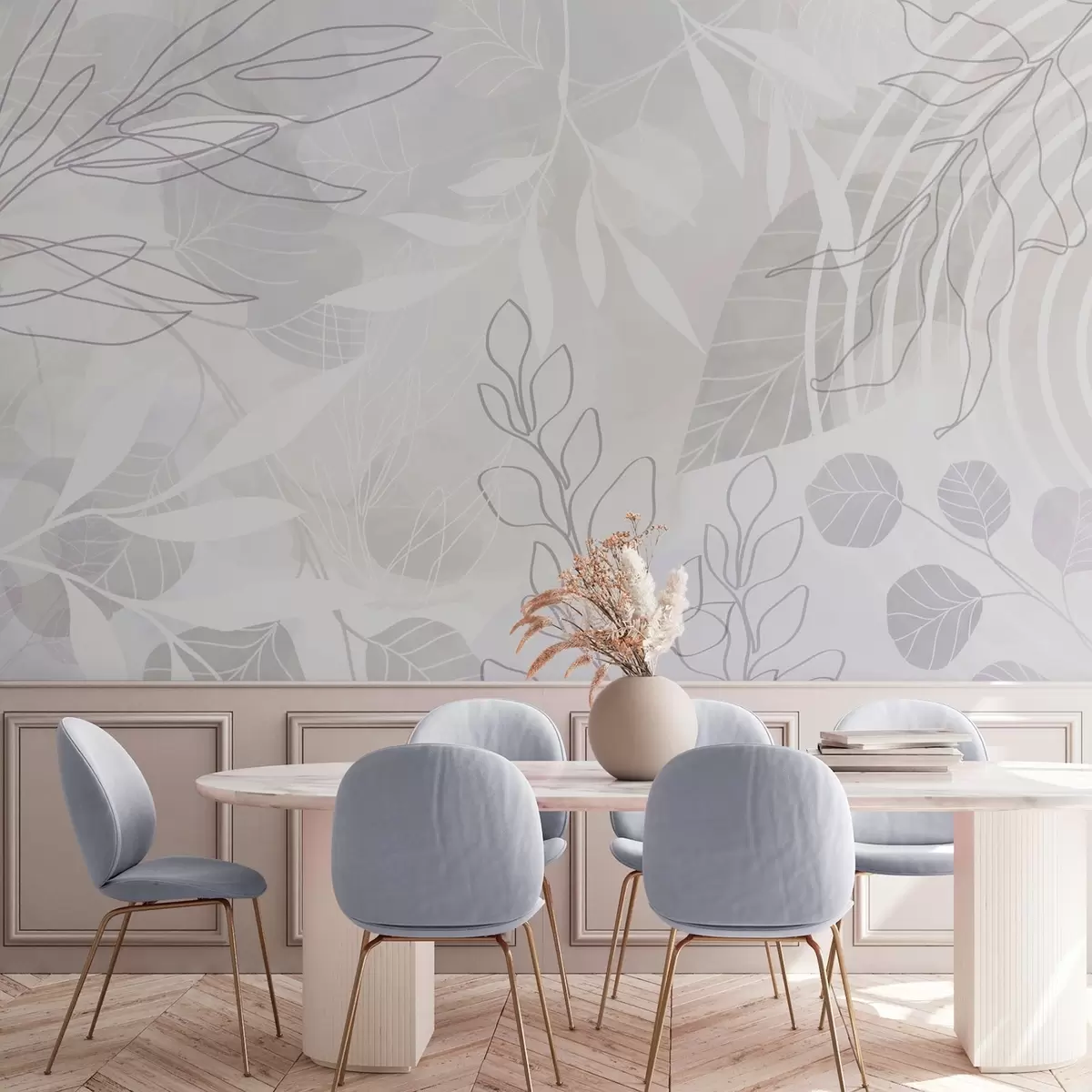 wall murals Plant abstraction w04297v1