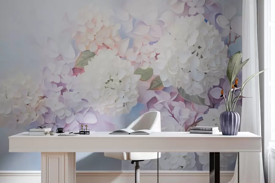 wall murals Lilac flowers w04300