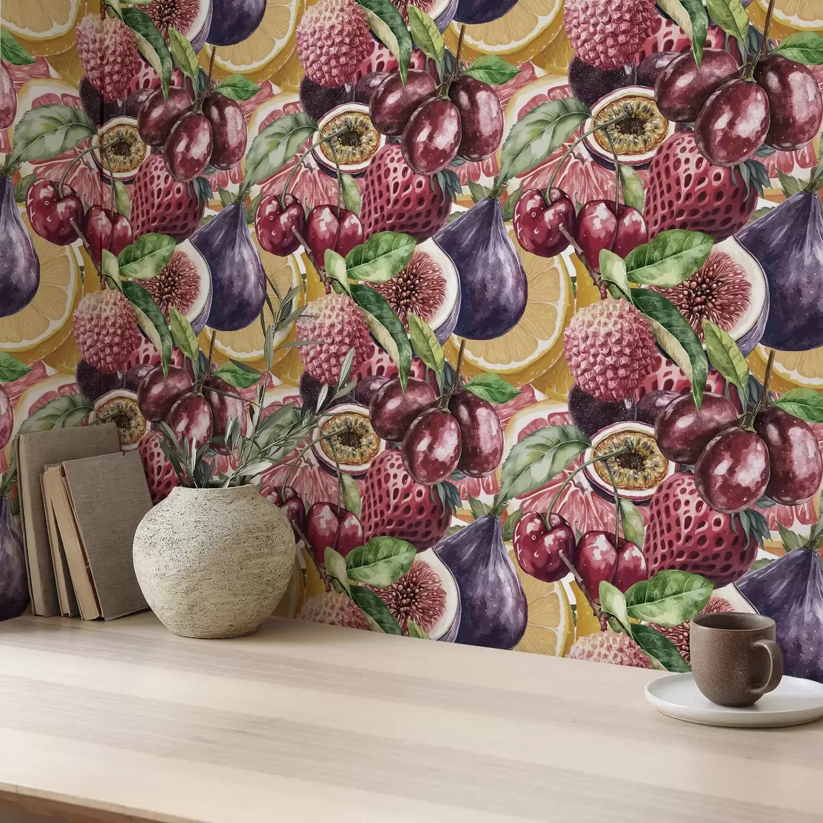 Wallpaper Juicy Tropical Fruits a00416