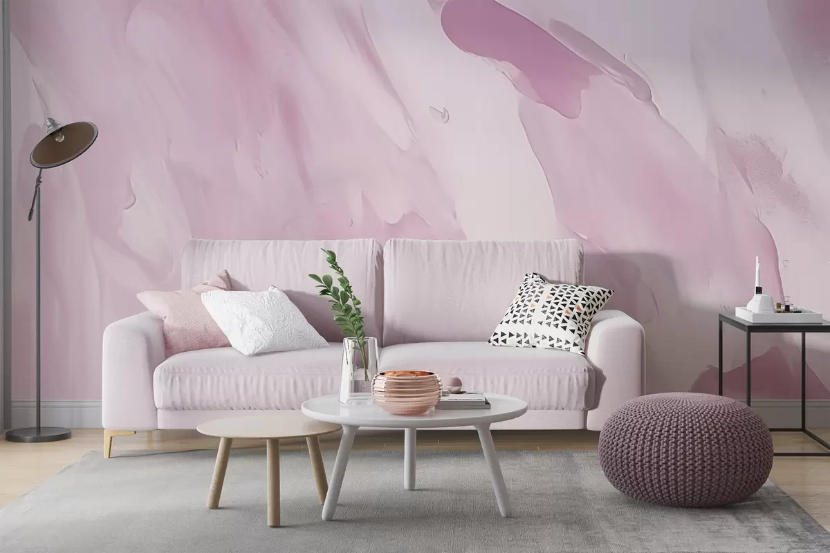 wall murals Brushstrokes on an abstract background with imitation of a worn texture w04287v2