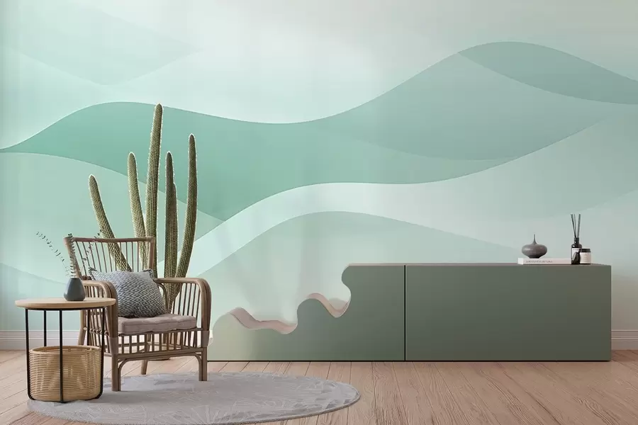 wall murals Abstract waves w04288v1