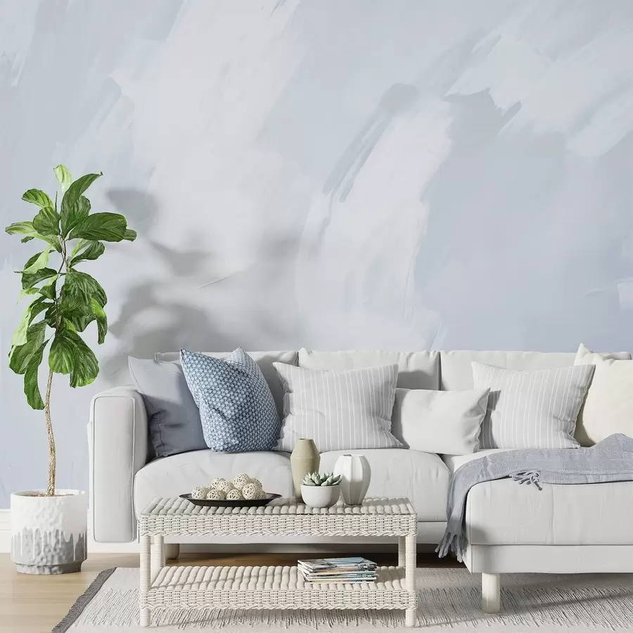 wall murals Abstract strokes  with imitation of a worn texture w04291