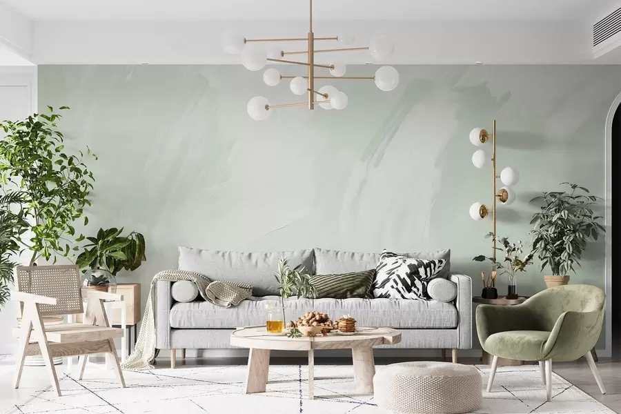 wall murals Abstract strokes  with imitation of a worn texture w04291v1