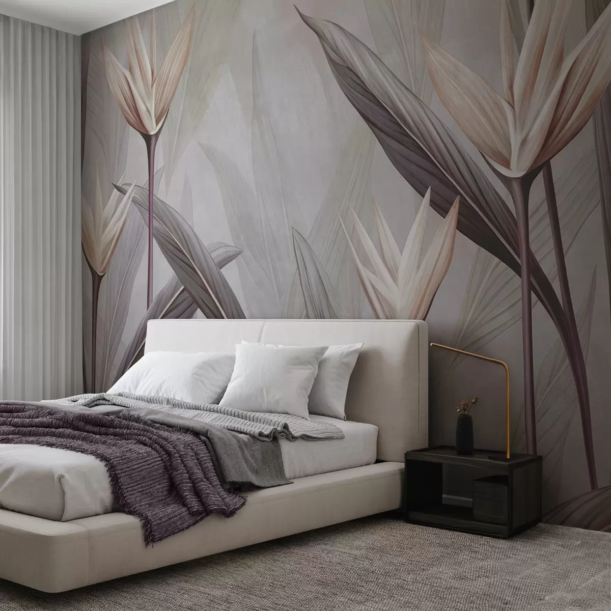 wall murals Fairy strelitzia w04324