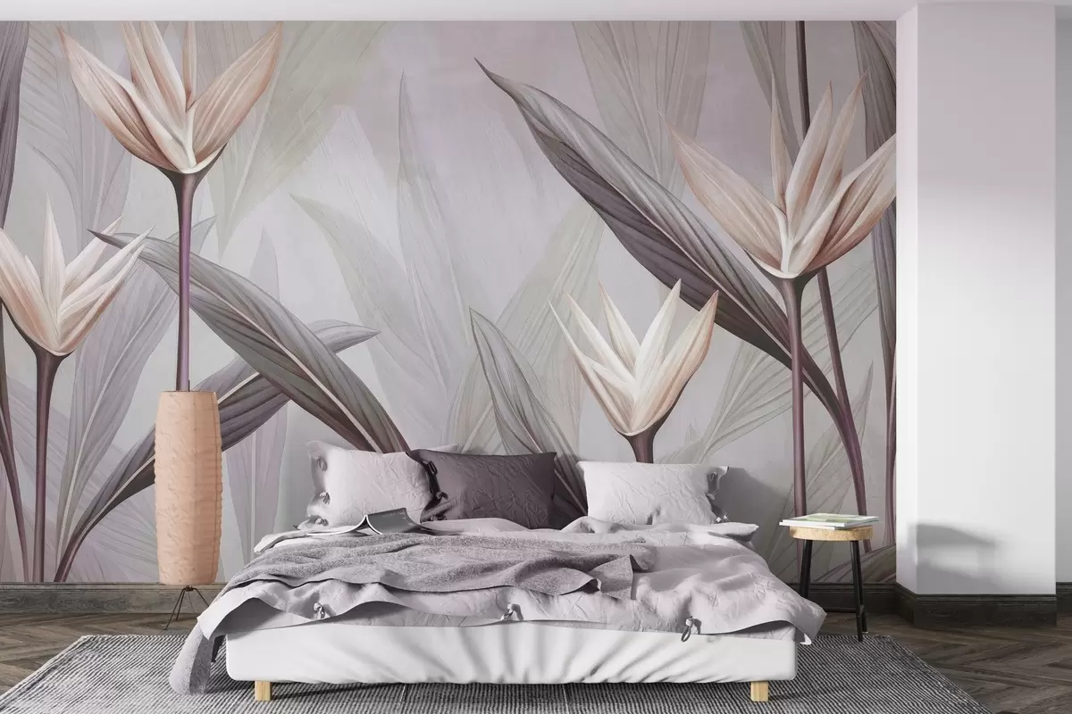 wall murals Fairy strelitzia w04324