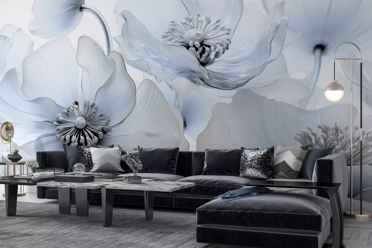 wall murals Aerial flora w04328v2