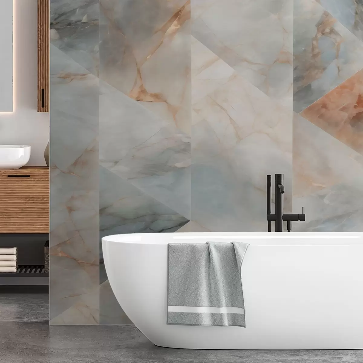 wall murals Imitation marble w04353