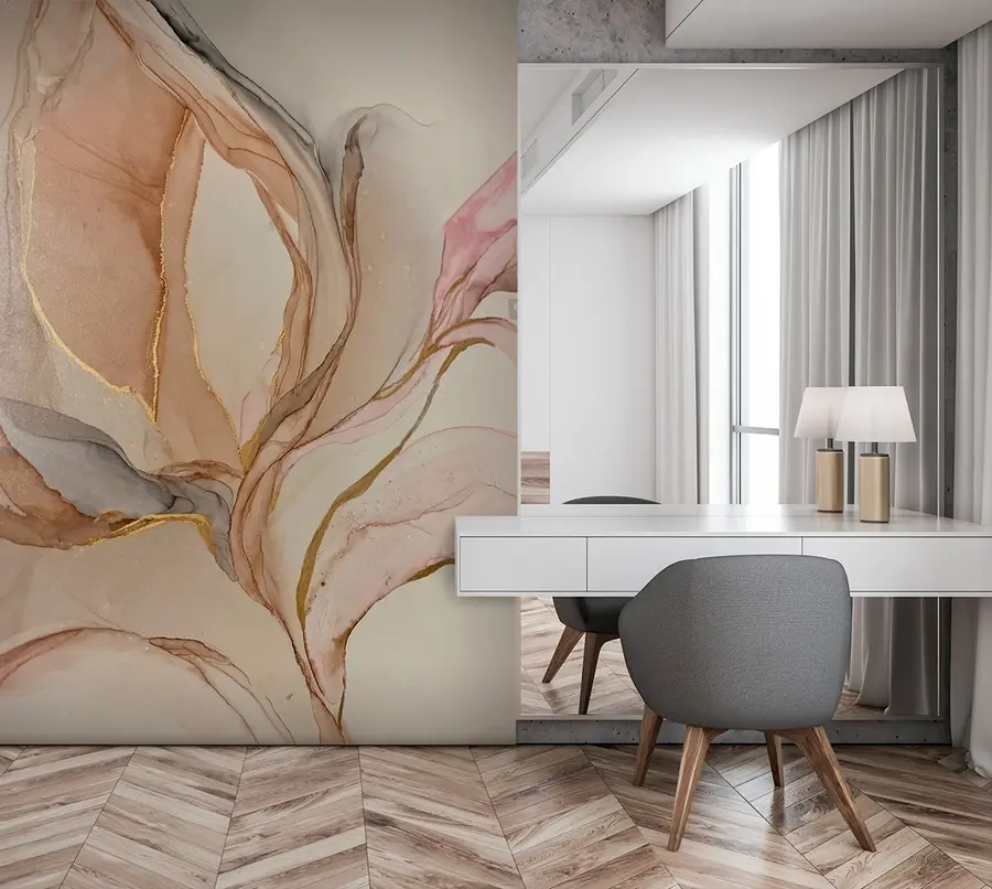 wall murals Liquid paints, marble effect u71828