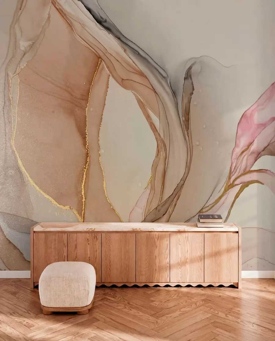 wall murals Liquid paints, marble effect u71828