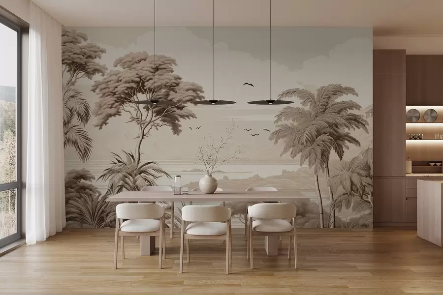 wall murals Trees on the Horizon w04363