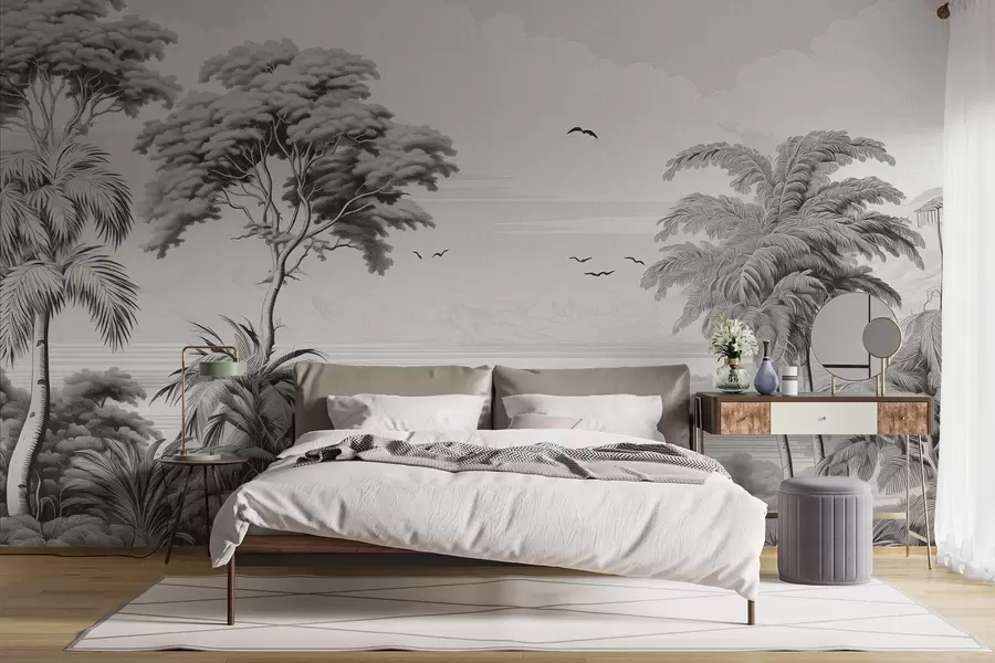 wall murals Trees on the Horizon w04363v1