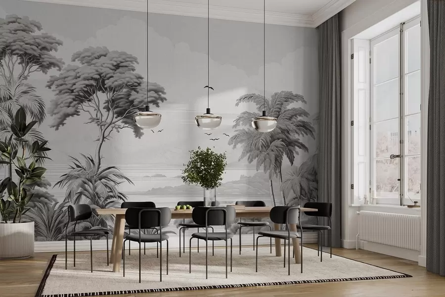 wall murals Trees on the Horizon w04363v1