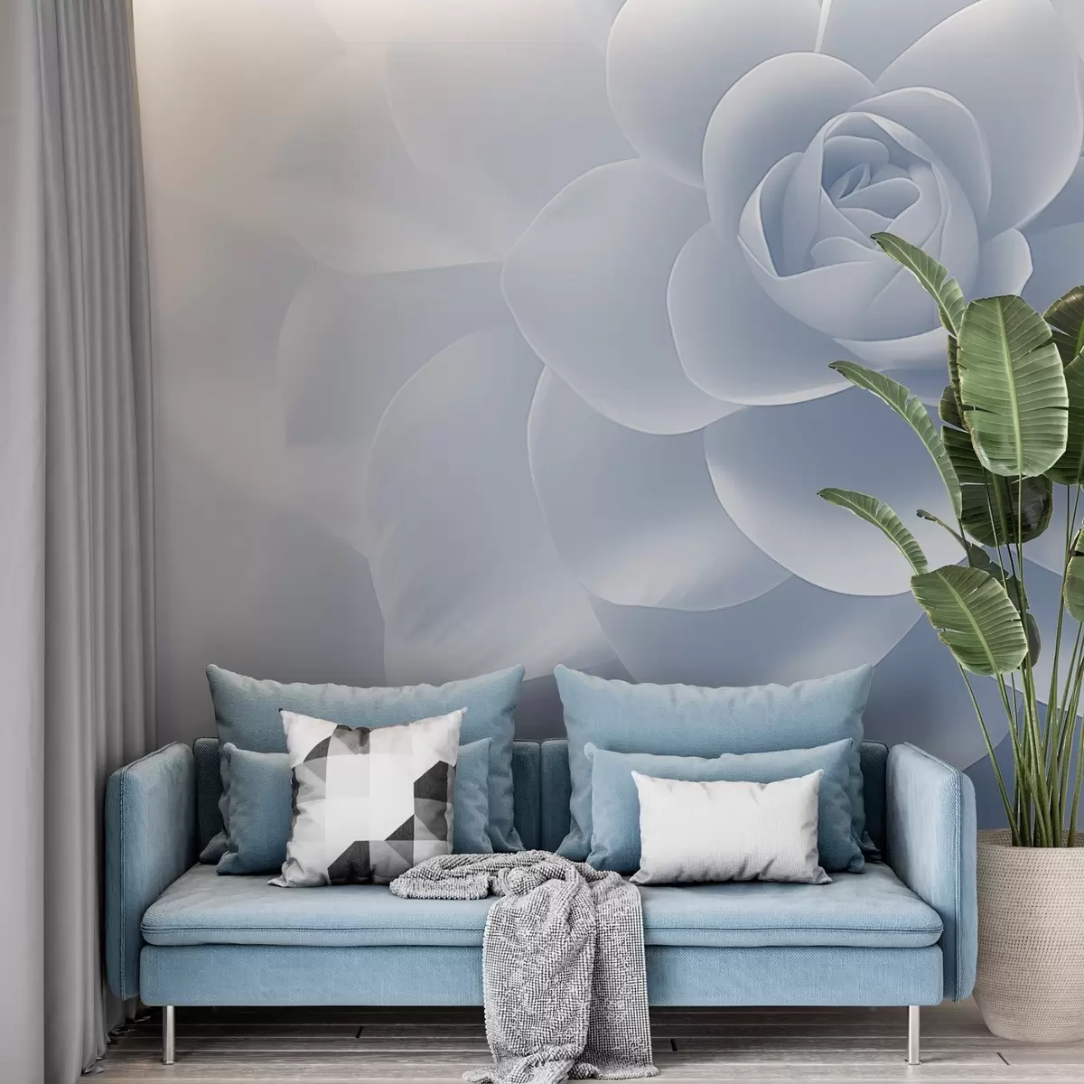 wall murals Large flower w04335v1