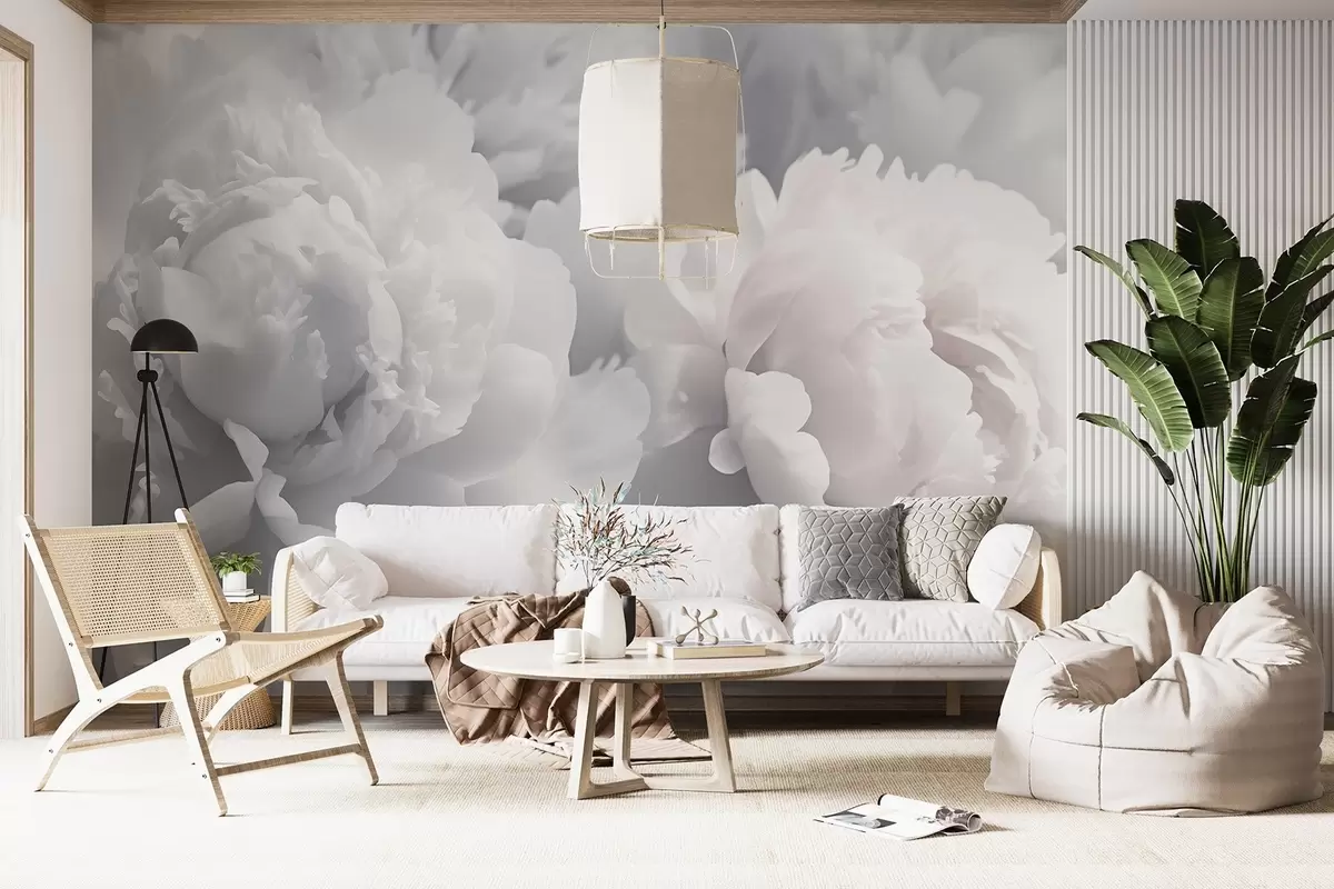 wall murals Peonies w04336