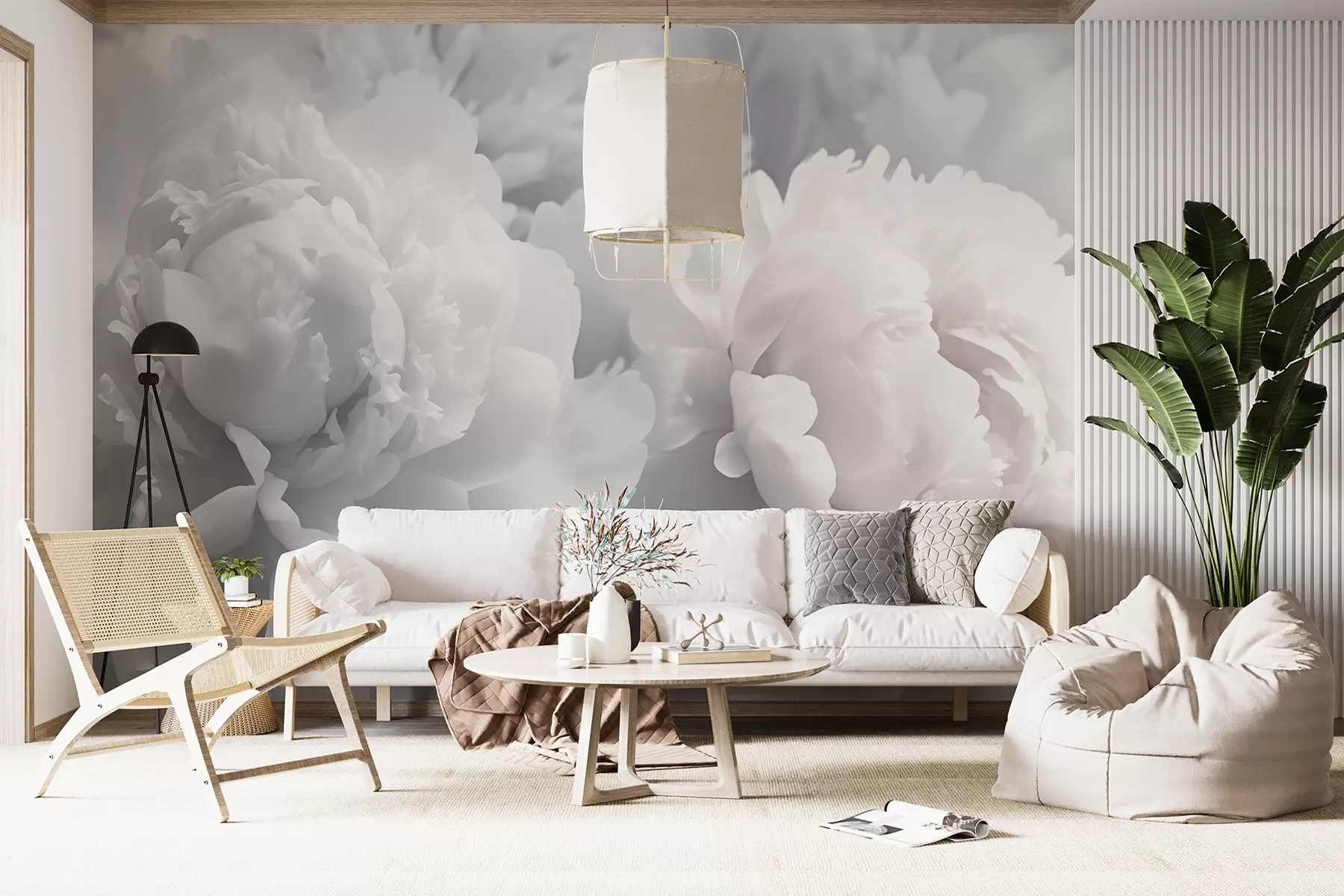 wall murals Peonies w04336