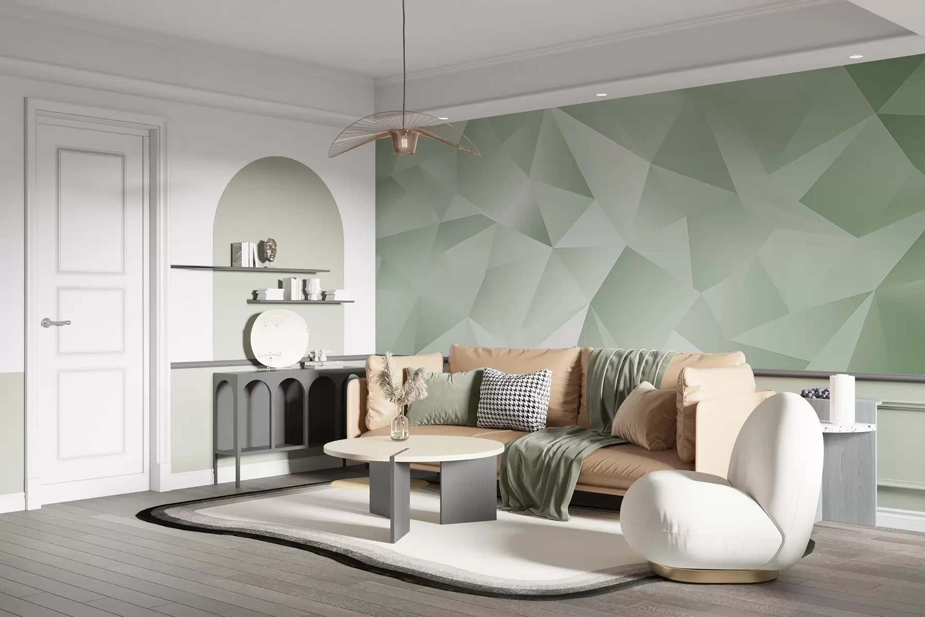 wall murals Geometry w04377v2