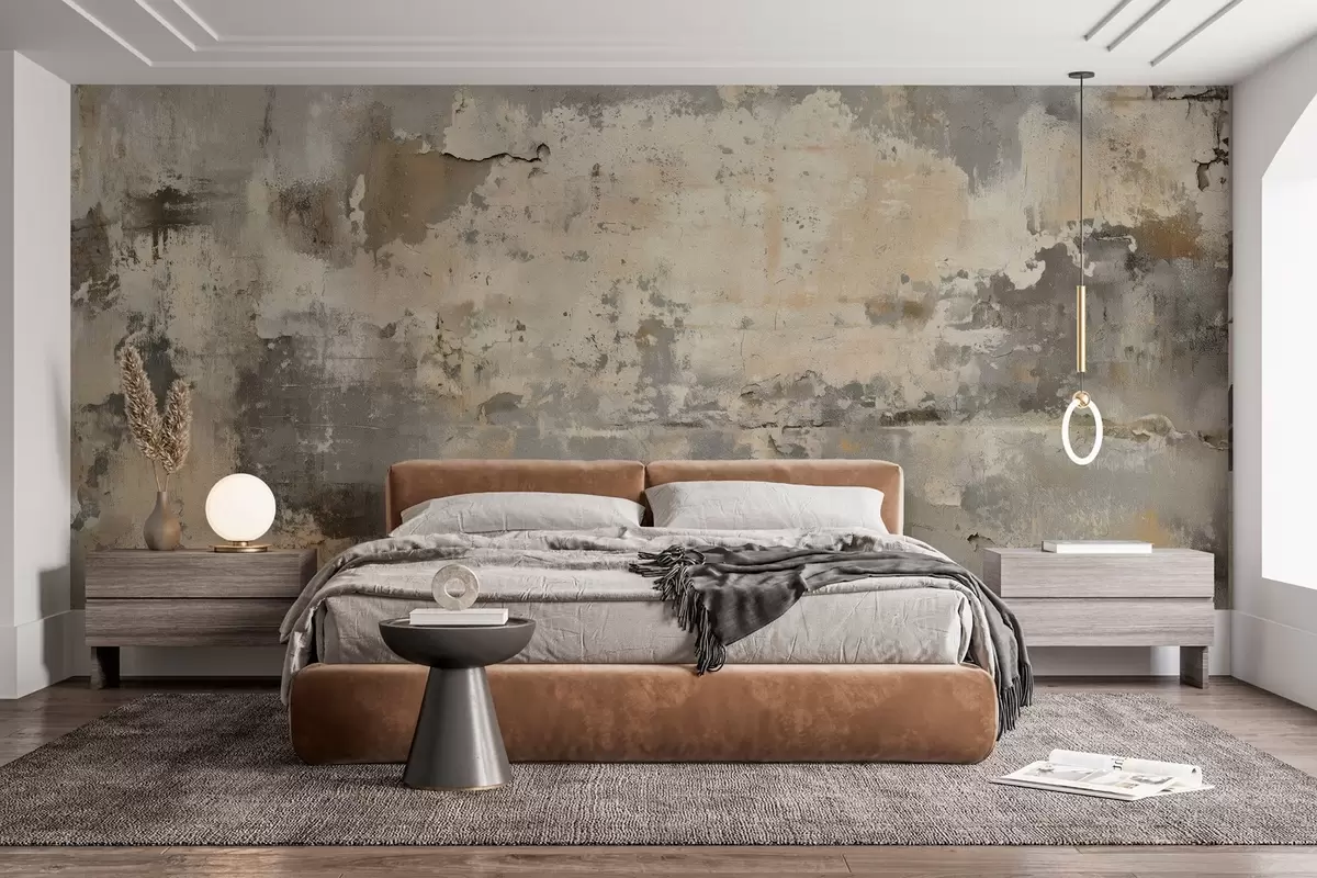 wall murals imitation of a textured old wall w04311