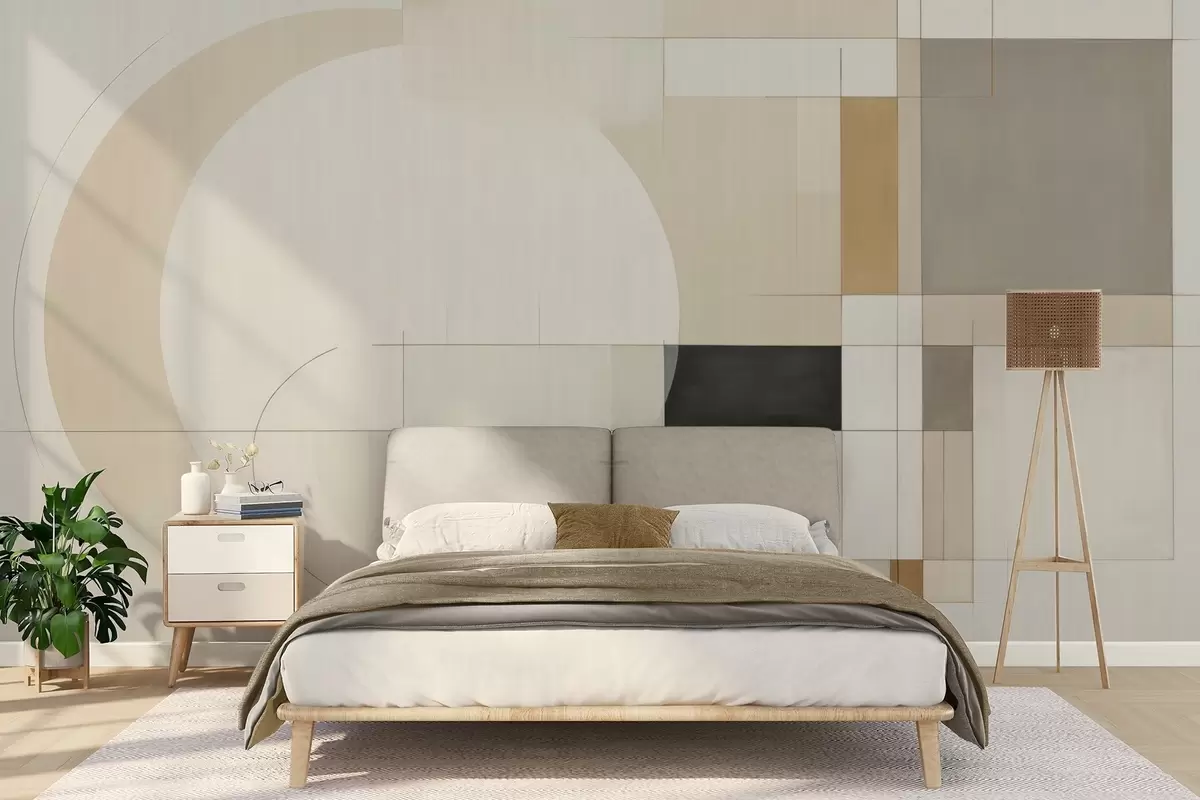 wall murals Geometric abstraction w04381
