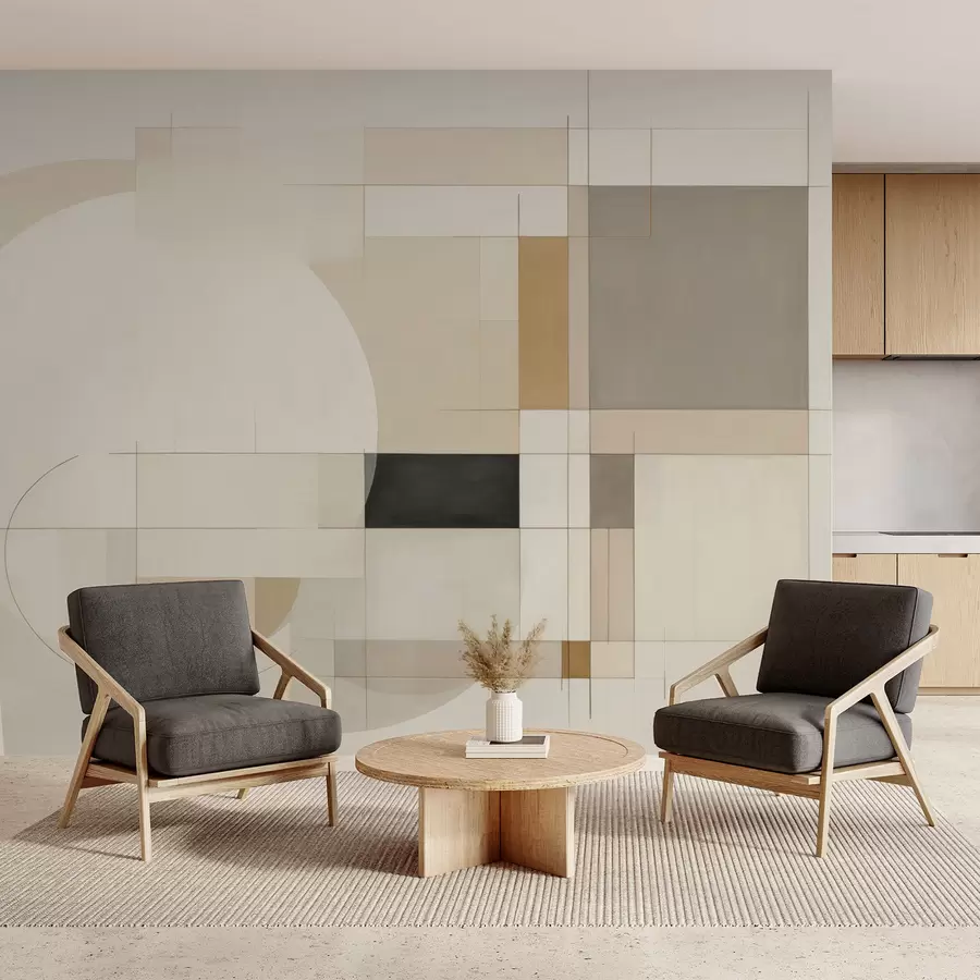 wall murals Geometric abstraction w04381