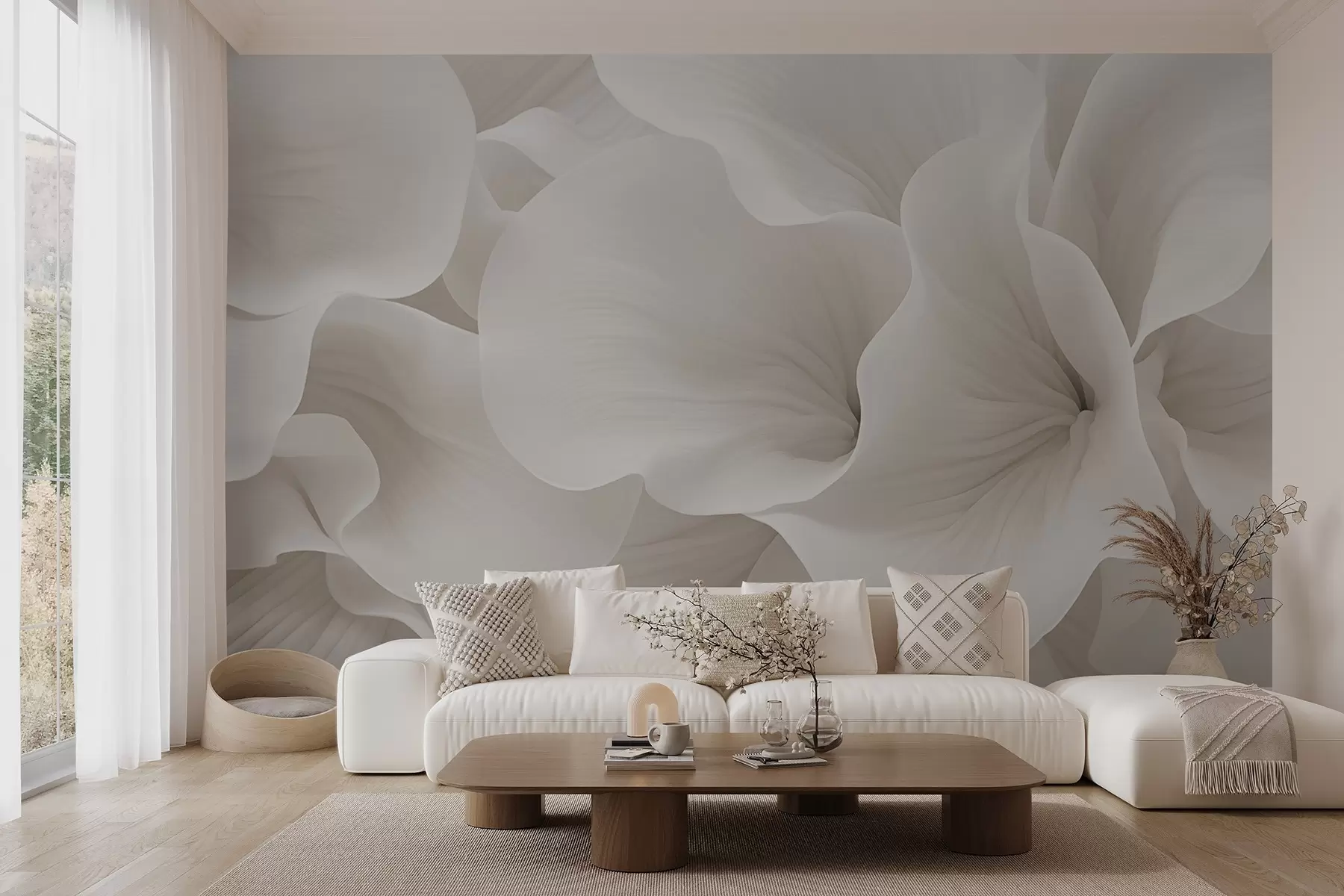 wall murals Close-up petals w04429