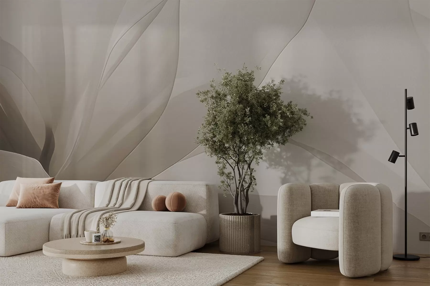 wall murals Abstract flower w04435