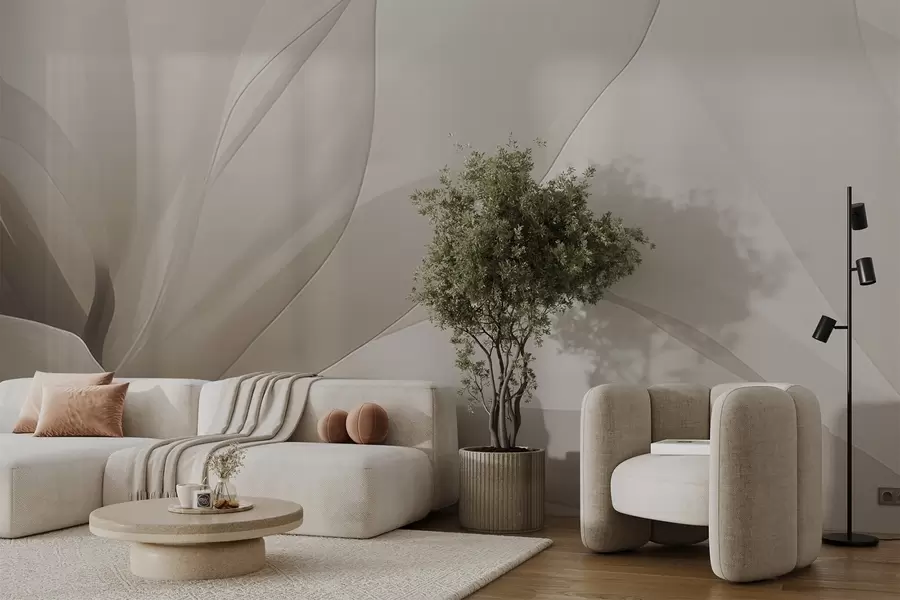 wall murals Abstract flower w04435