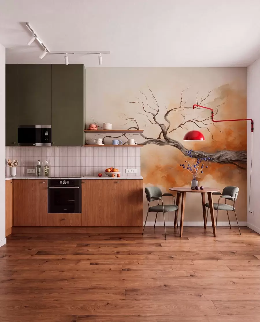 wall murals Tree branch w04449