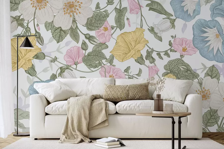 wall murals Flowers w04490