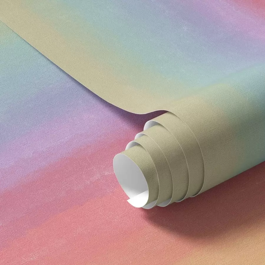 wall murals Bright rainbow gradient with smooth transitions a00512