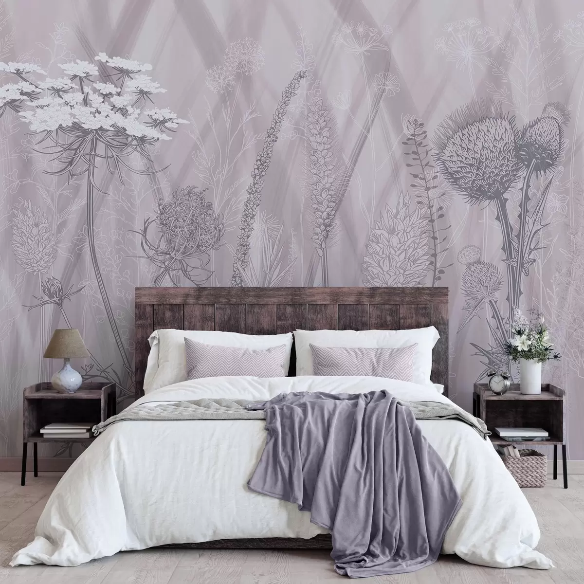 wall murals Grasses and herbarium w04473v2