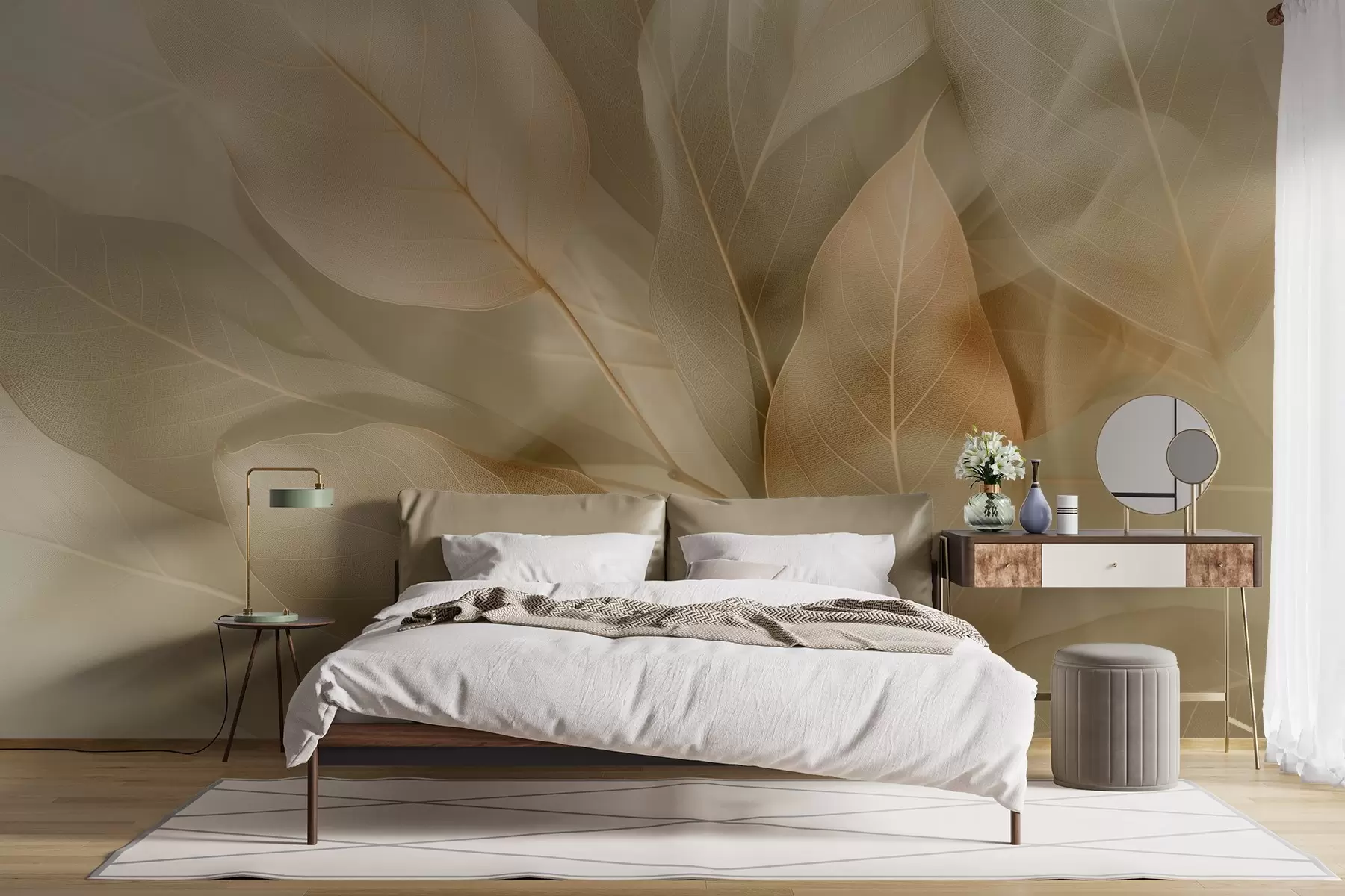 wall murals Delicate roses w04511v2