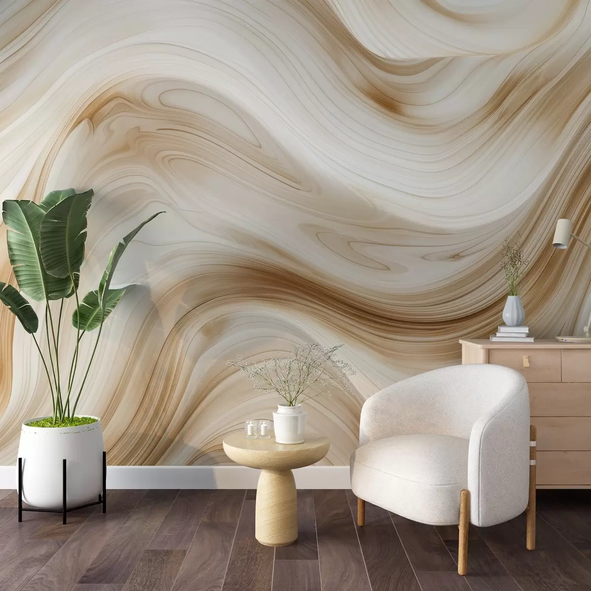 wall murals Abstract lines w04513