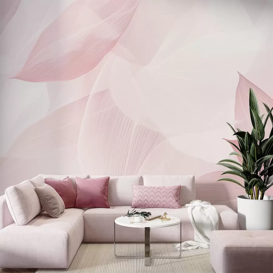 wall murals Sharp leaves w04517