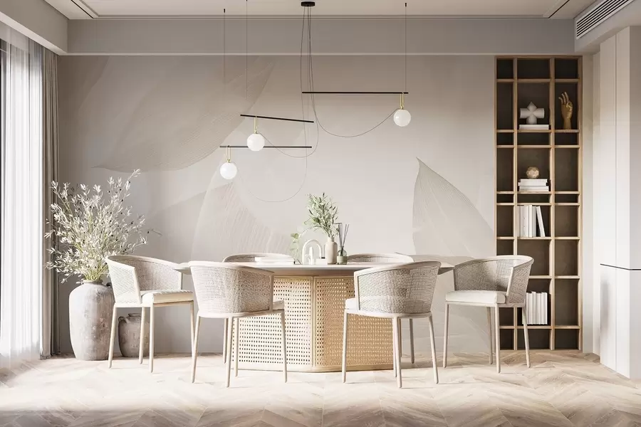 wall murals Sharp leaves w04517v1