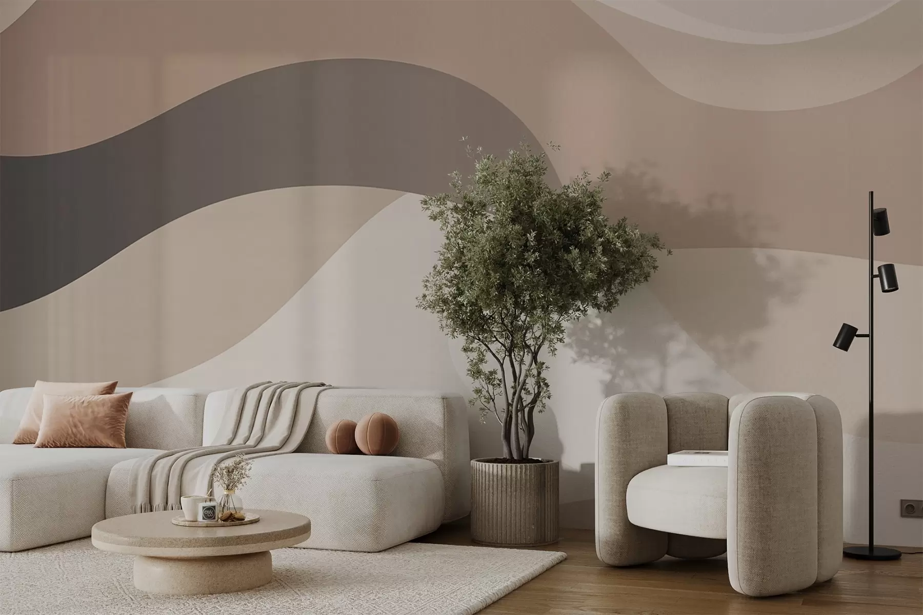 wall murals Abstract waves w04543