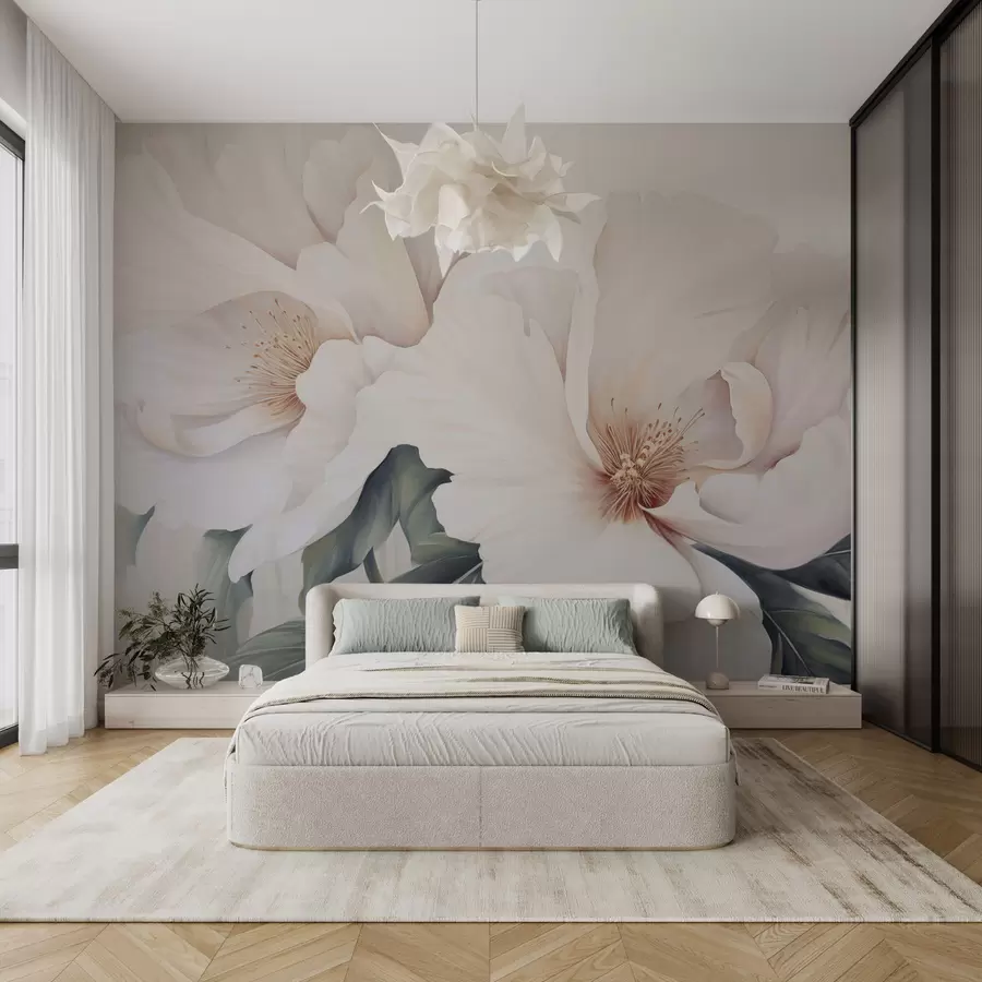 wall murals Huge flowers w04533