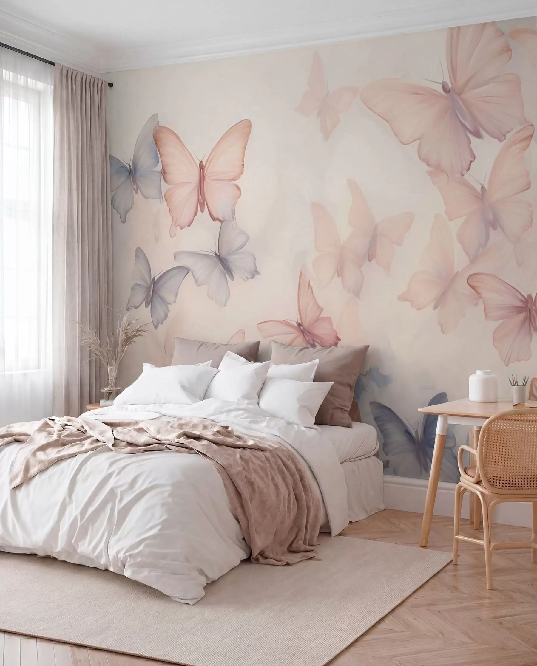 wall murals Butterflies w04534