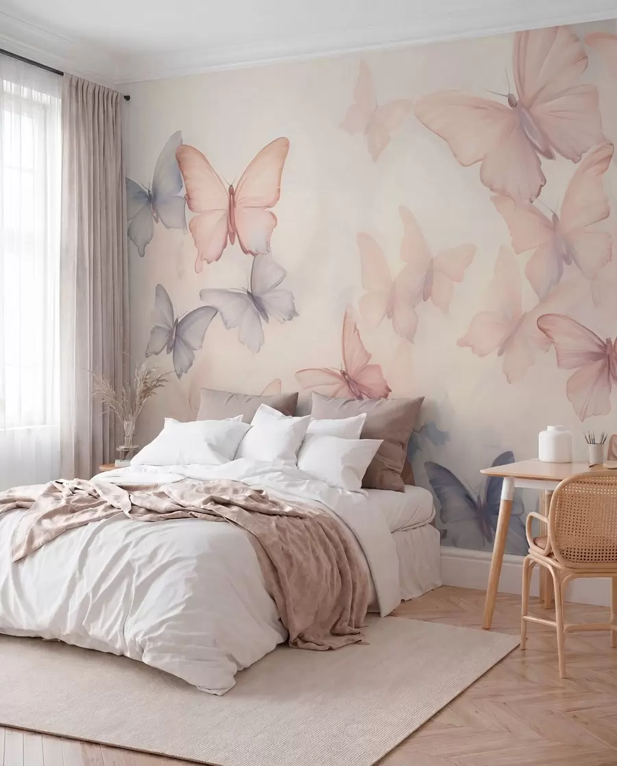 wall murals Butterflies w04534