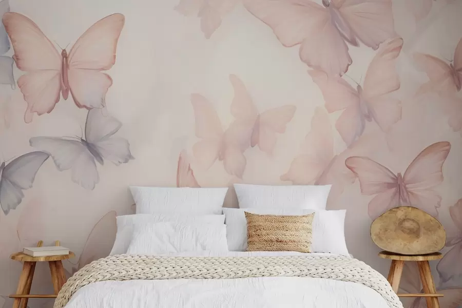 wall murals Butterflies w04534
