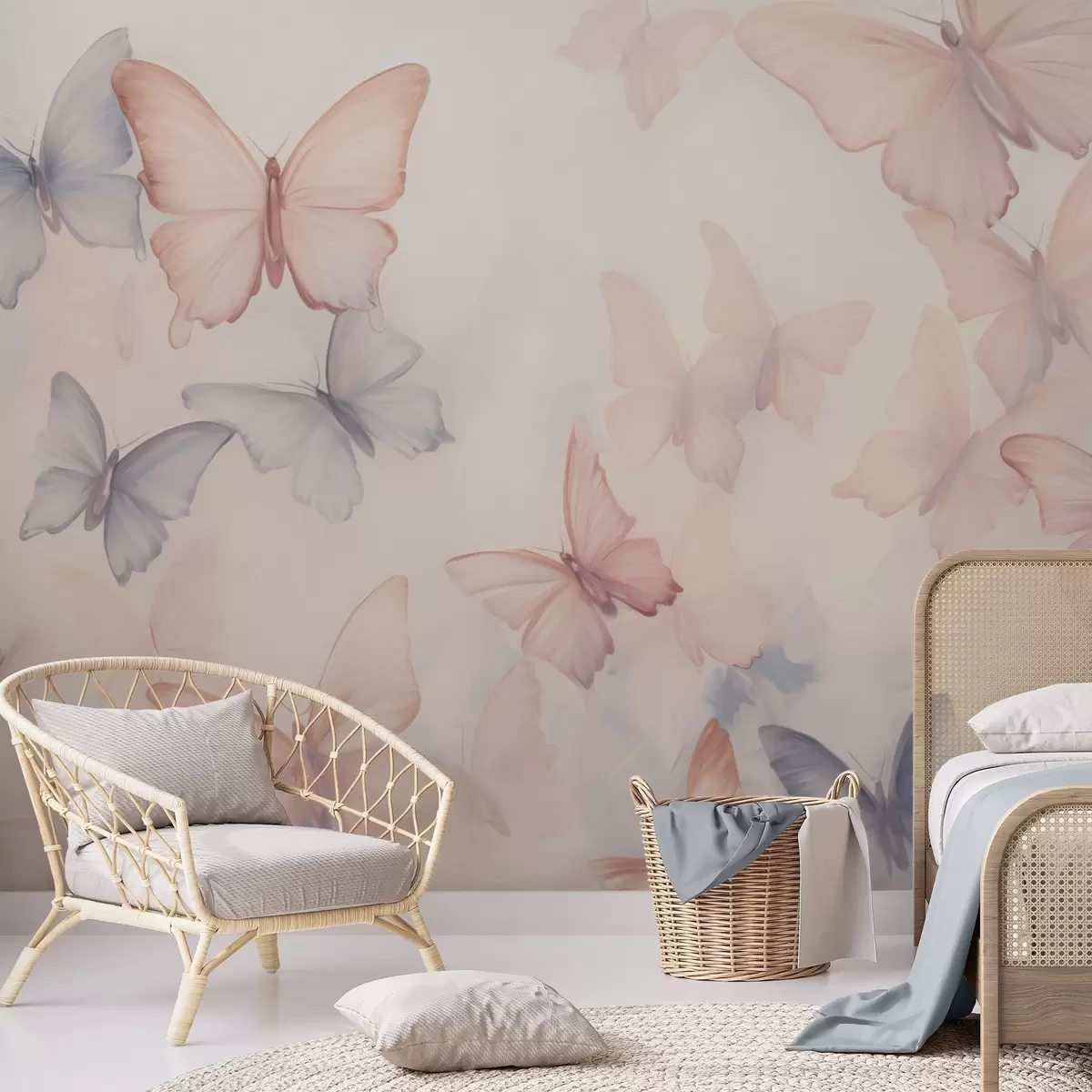wall murals Butterflies w04534