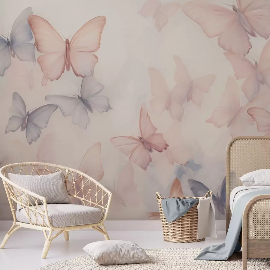 wall murals Butterflies w04534